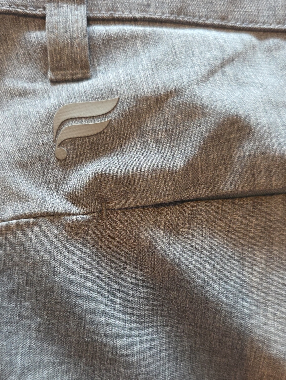 Fabletics Men's Grey Athletic Golf Shorts - Picture 2 of 5